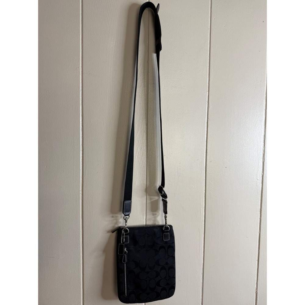 Coach‎ Signature Crossbody Bag Women's Jacquard Purse Small Everyday Carry